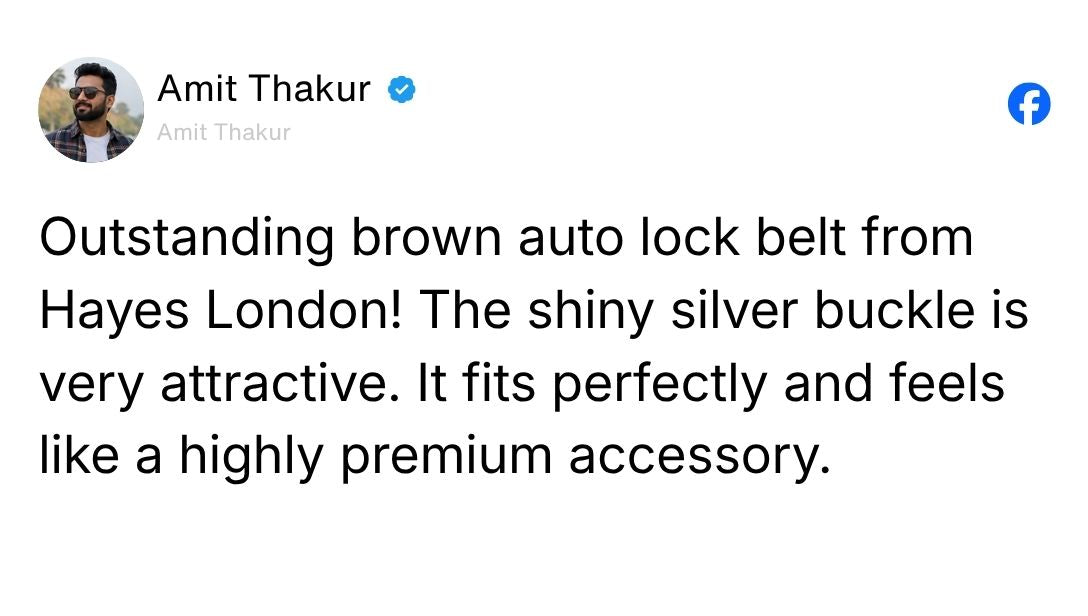 Nebula Brown Genuine Leather Auto-Lock Belt for Men – Silver Buckle, Micro-Adjustable Fit Review 3