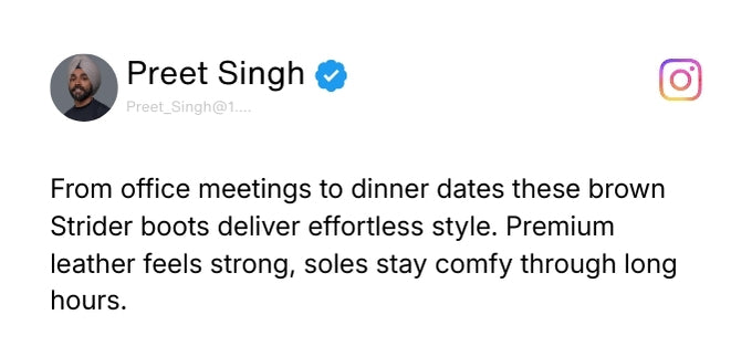 Strider Chelsea Boots – Brown Plain Genuine Leather Men’s Shoes Review 2