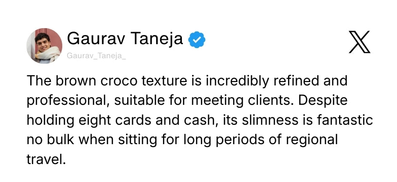 The Gator Black Genuine Leather Wallet for Men – RFID Blocking, Original Bifold Wallet with 8 Compartments Review 1