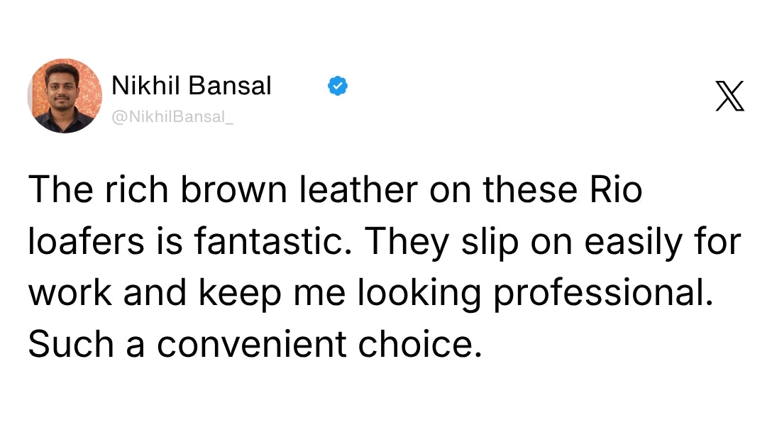 Rio Brown - Genuine Leather Casual Loafer Shoes for Men – Smart, Breathable Summer-Walk Loafers Review 1