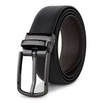 Italian Leather Reversible Black & Brown Belt For Men (Leather Texture: Viper)