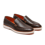 Rio Brown Genuine Leather Casual Loafers for Men – Breathable Slip-On Shoes for Casual & Everyday Wear