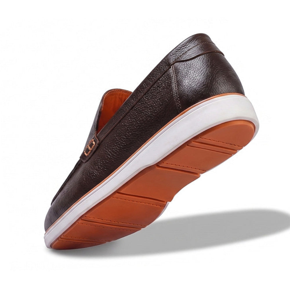 Hayes London | Rio Brown - Genuine Leather Casual Loafer Shoes for Men – Smart, Breathable Summer-Walk Loafers
