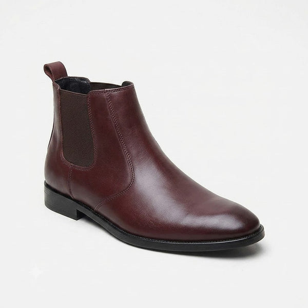 Hayes London | Strider Chelsea Boots – Brown Plain Genuine Leather Men’s Shoes