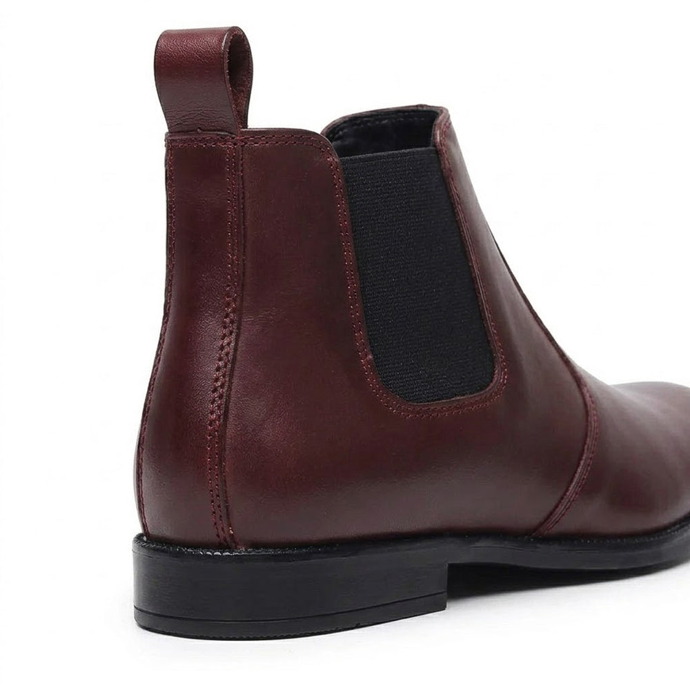 Hayes London | Strider Chelsea Boots – Brown Plain Genuine Leather Men’s Shoes