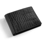 The Gator Black Genuine Leather Wallet for Men – RFID Blocking, Original Bifold Wallet with 8 Compartments