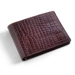 The Gator Brown Genuine Leather Wallet for Men – RFID Blocking, Original Bifold Wallet with 8 Compartments