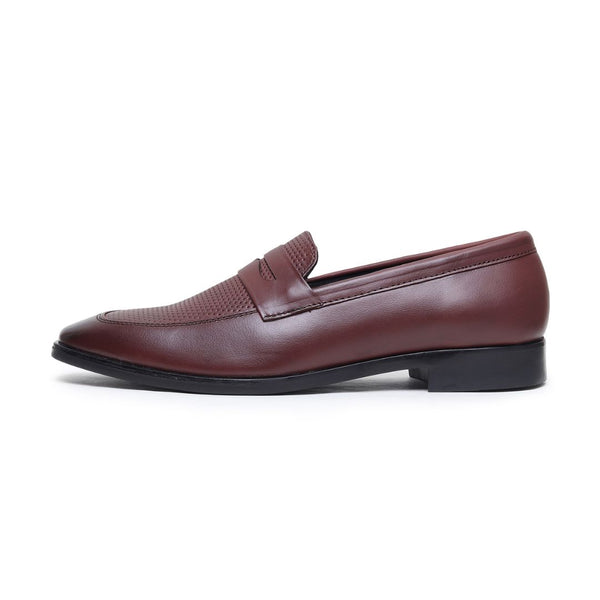 Hayes London | Windsor Brown Genuine Leather Penny Loafers for Men – Formal Slip-On Shoes for Office & Party Wear